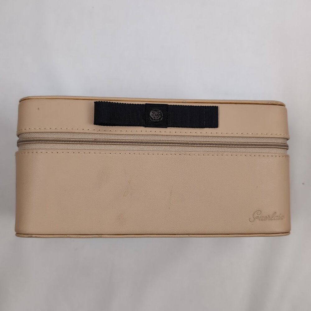 Guerlain Women's Light Pink Square Cosmetic Case/Bag Hardcase Interior Pouch